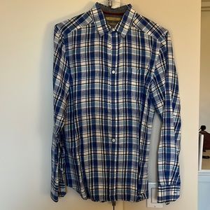Gilded Age linen flannel-style shirt